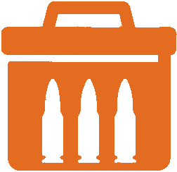 AmmoStash ammo subscription service logo - secure ammunition storage and delivery
